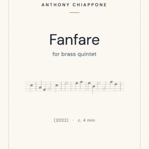Fanfare — score cover (placeholder)