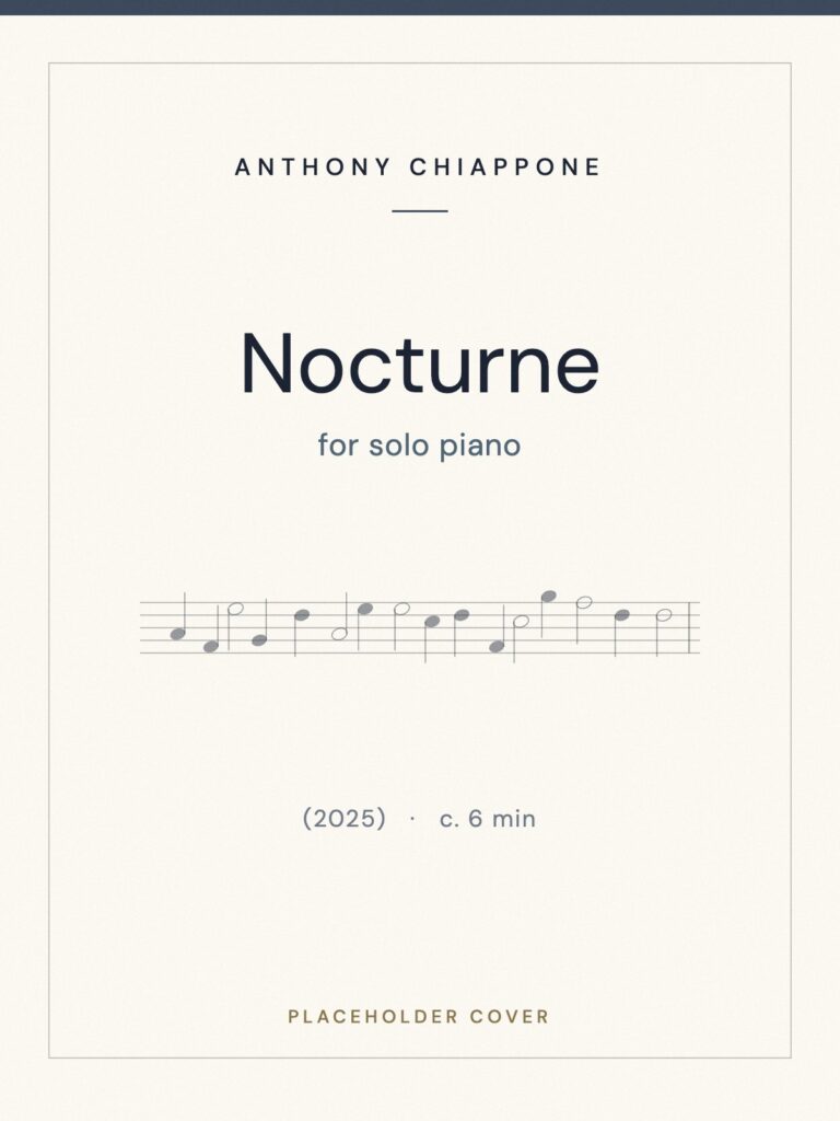Nocturne — score cover (placeholder)