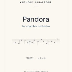 Pandora score cover (placeholder)