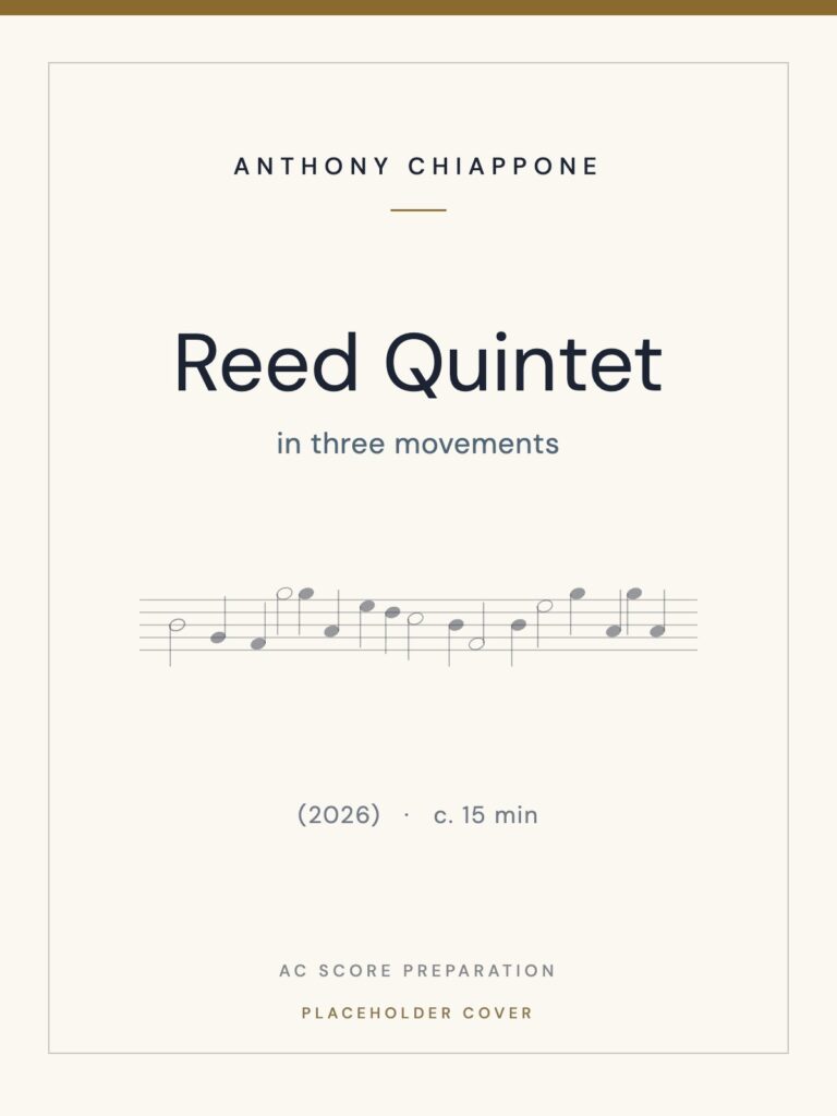 Reed Quintet score cover (placeholder)