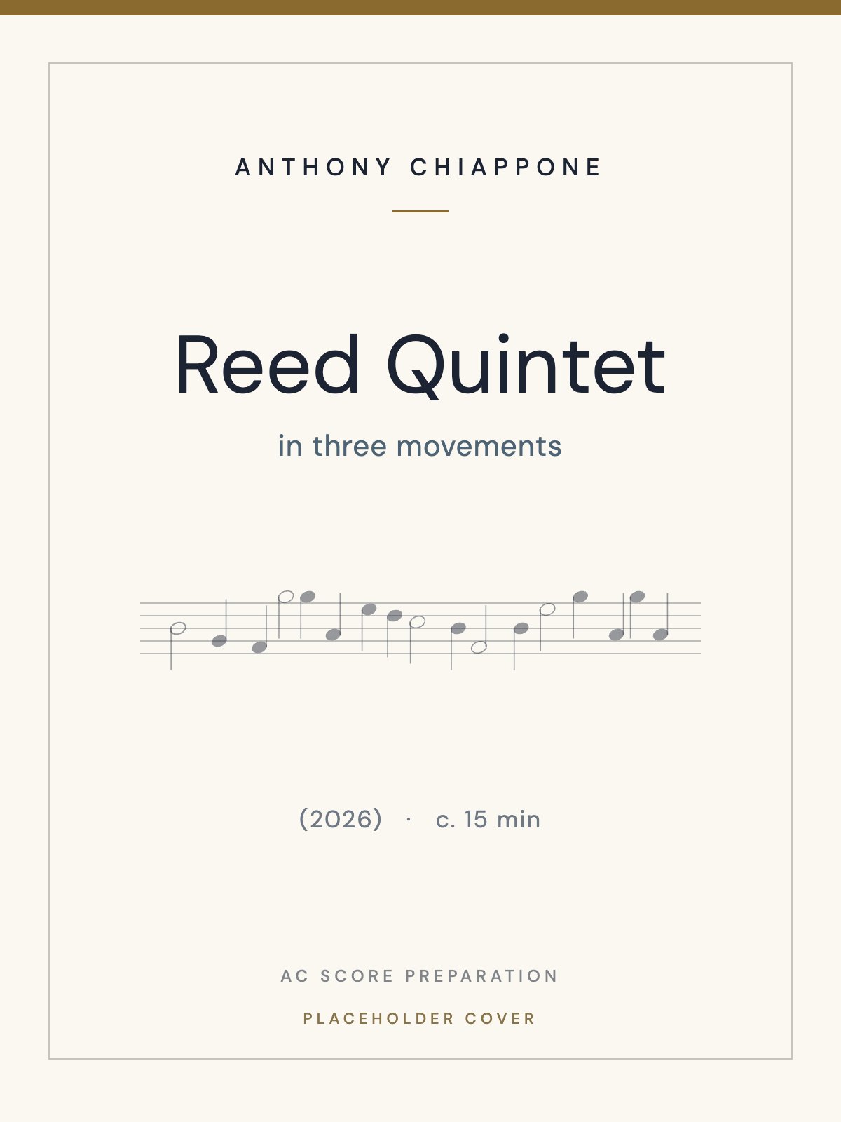Reed Quintet score cover (placeholder)