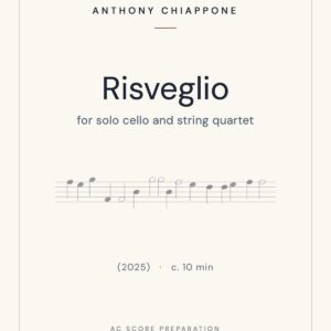 Risveglio score cover (placeholder)